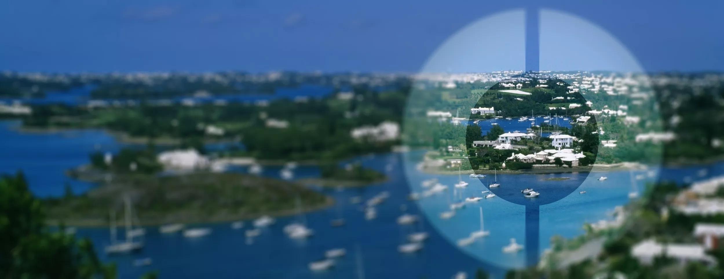 Banners cities with translucent lens 2880x1112