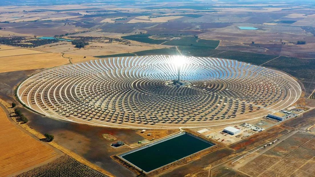 Solar plant in Seville, Spain