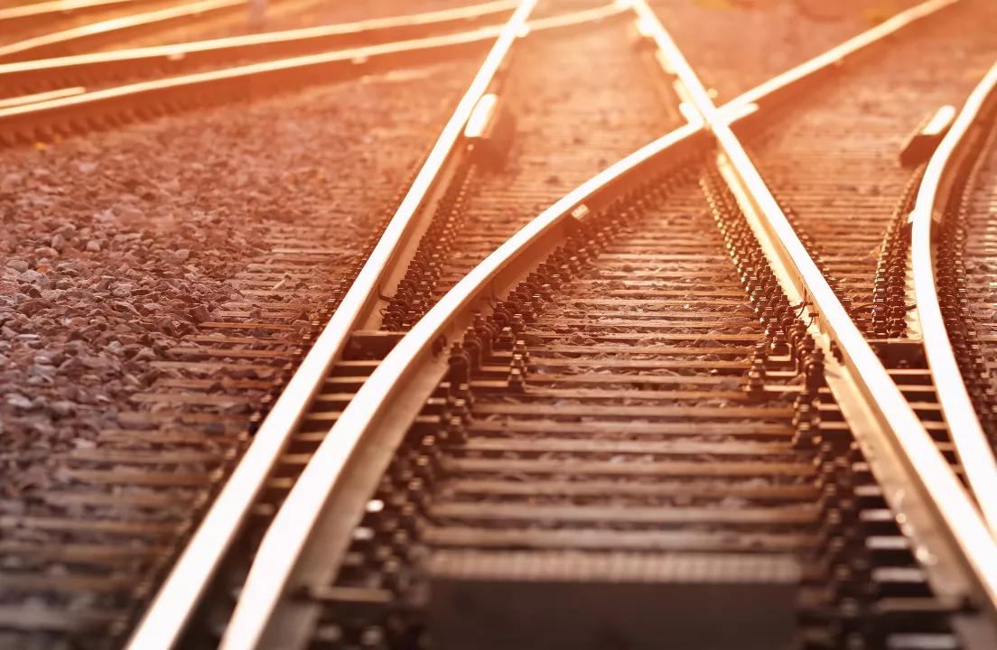 November commentary on fixed income depicting railway tracks 