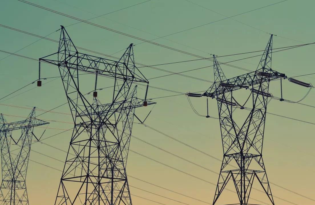 Photo of electricity pylons
