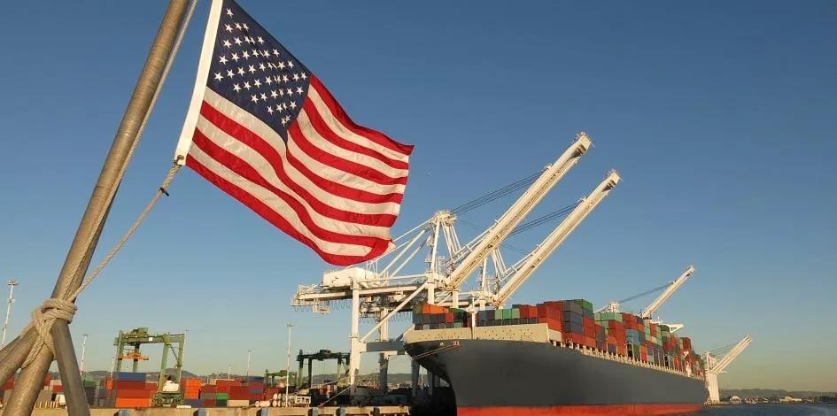 american-flag-us-port-container-ship-symbols-economy-industry-pride