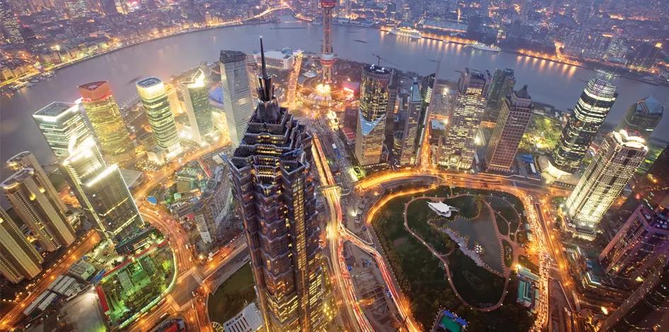China-Shanghai-Skyline