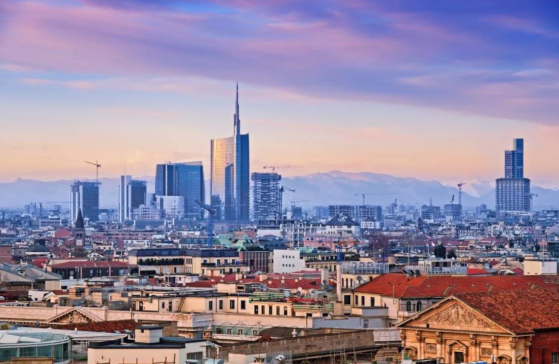 Photo of Milan business district skyline