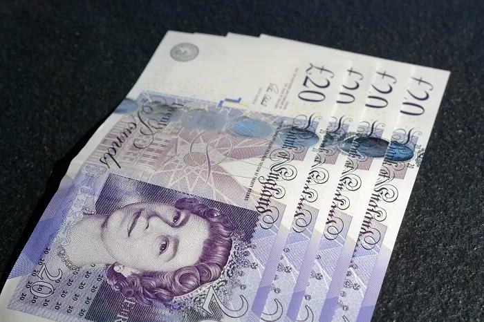 British pound notes